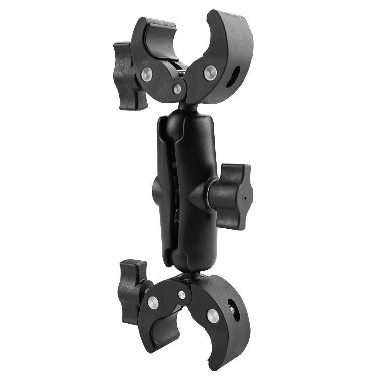 Motorcycle Dual-heads Crabs Clamps Handlebar Fixed Mount, 18cm, 22cm, 28cm