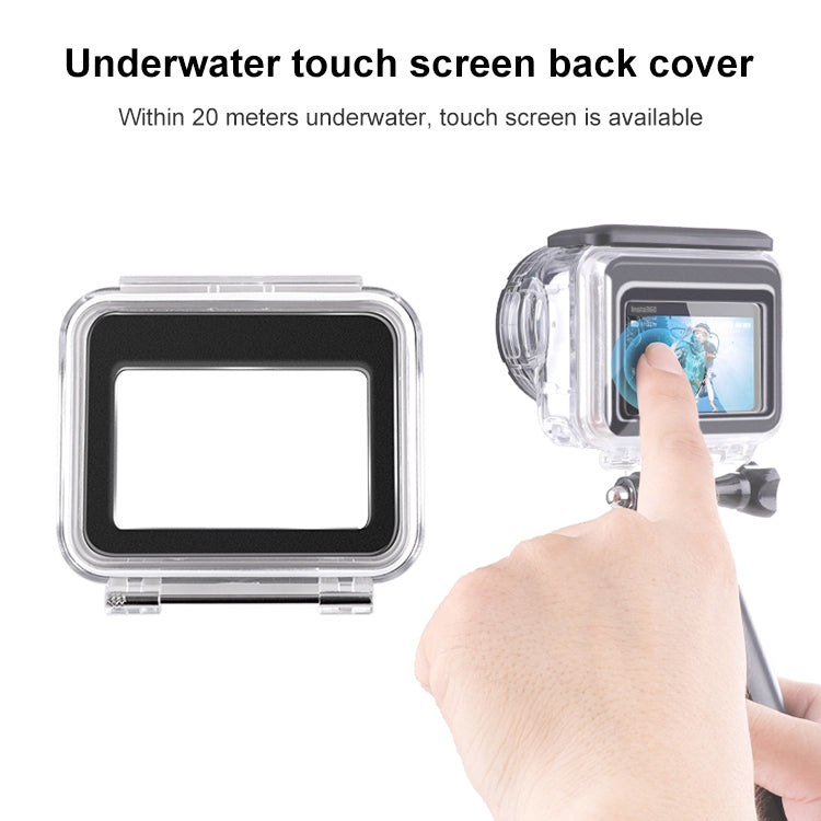 Underwater Waterproof Housing Case with Touch Back Cover, For Insta360 GO 3 / 3S