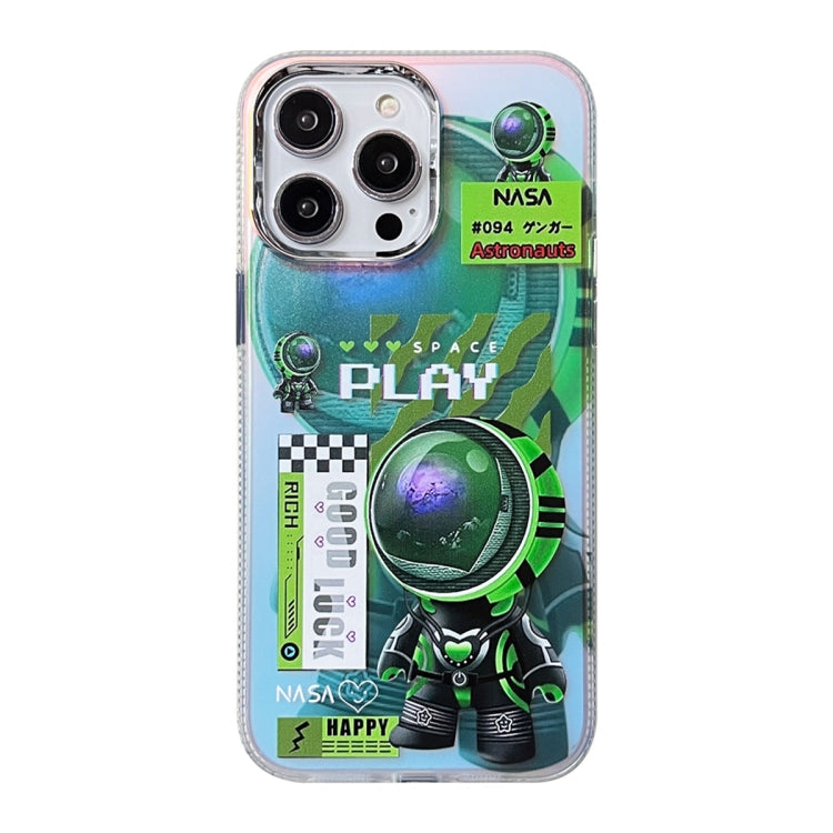 Fluorescent Laser Astronaut Phone Case, For iPhone 15 Pro, For iPhone 15, For iPhone 14, For iPhone 14 Pro, For iPhone 14 Pro Max, For iPhone 13 Pro Max, For iPhone 13 Pro, For iPhone 13, For iPhone 12, For iPhone 12 Pro Max, For iPhone 12 Pro���������...