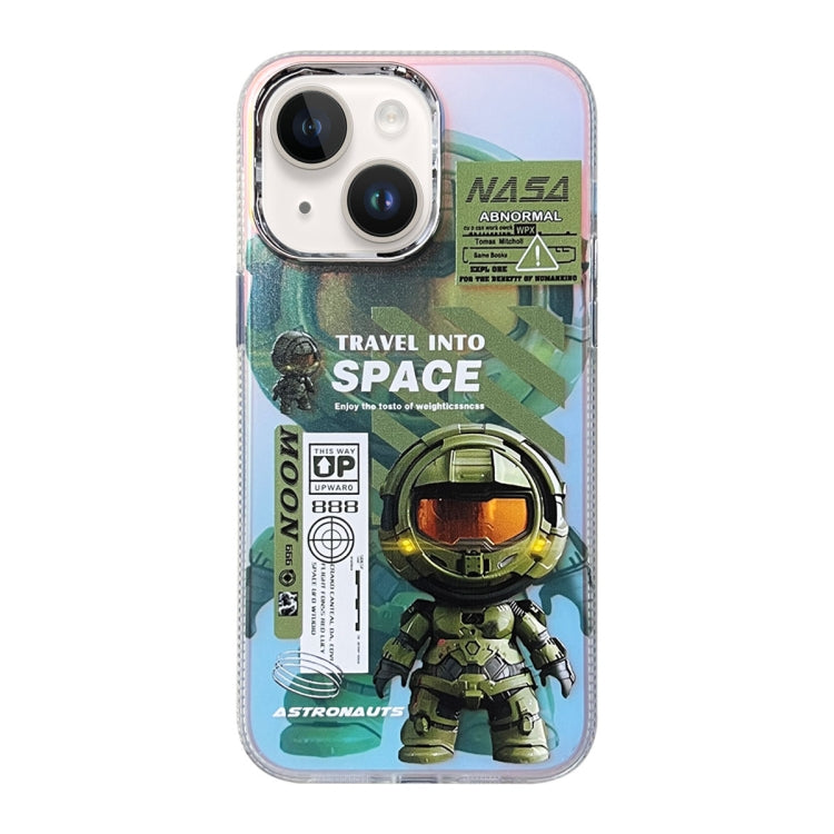 Fluorescent Laser Astronaut Phone Case, For iPhone 15 Pro, For iPhone 15, For iPhone 14, For iPhone 14 Pro, For iPhone 14 Pro Max, For iPhone 13 Pro Max, For iPhone 13 Pro, For iPhone 13, For iPhone 12, For iPhone 12 Pro Max, For iPhone 12 Pro���������...