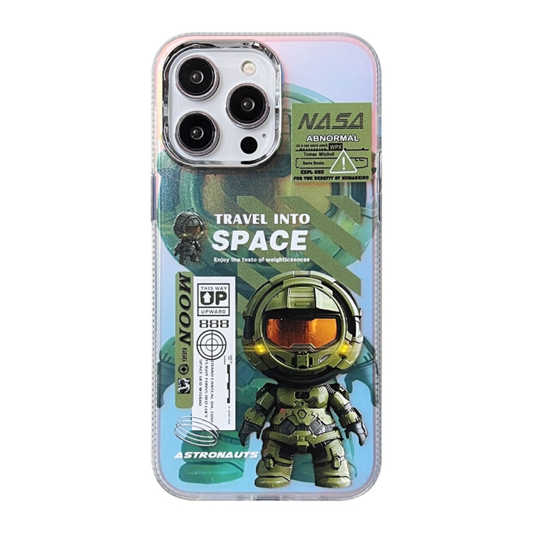 Fluorescent Laser Astronaut Phone Case, For iPhone 15 Pro, For iPhone 15, For iPhone 14, For iPhone 14 Pro, For iPhone 14 Pro Max, For iPhone 13 Pro Max, For iPhone 13 Pro, For iPhone 13, For iPhone 12, For iPhone 12 Pro Max, For iPhone 12 Pro���������...