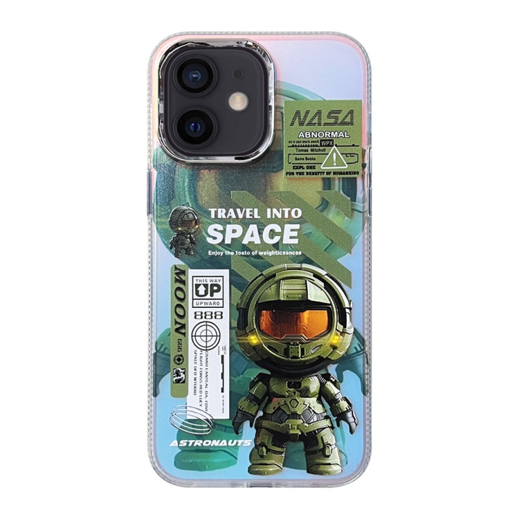Fluorescent Laser Astronaut Phone Case, For iPhone 15 Pro, For iPhone 15, For iPhone 14, For iPhone 14 Pro, For iPhone 14 Pro Max, For iPhone 13 Pro Max, For iPhone 13 Pro, For iPhone 13, For iPhone 12, For iPhone 12 Pro Max, For iPhone 12 Pro���������...