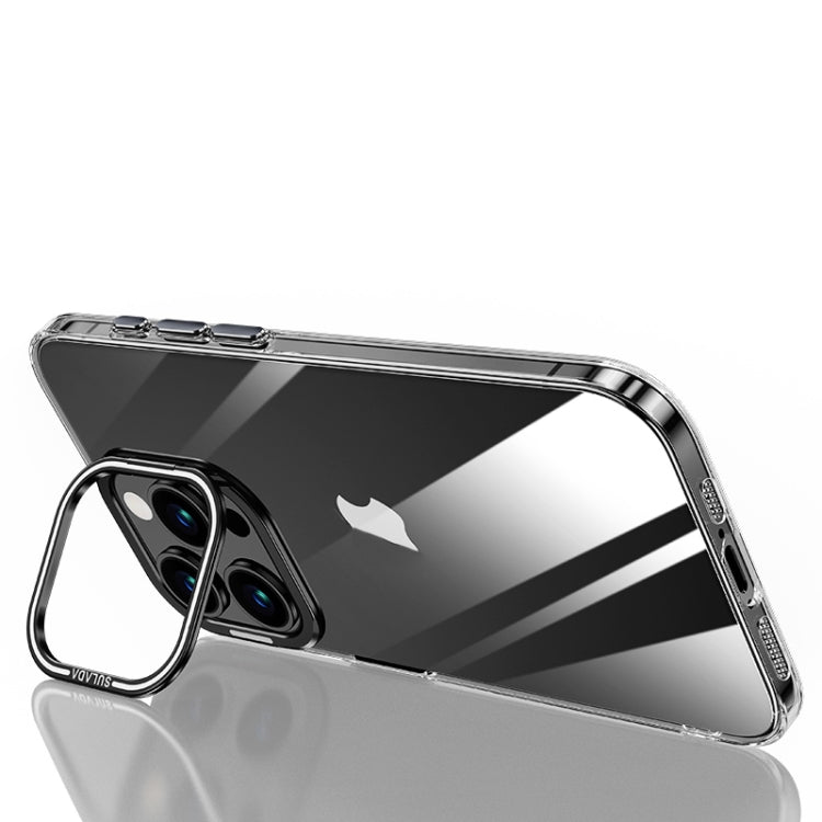 SULADA PC + Aluminum Alloy Lens Holder Phone Case, For iPhone 15 Pro Max, For iPhone 15 Pro, For iPhone 15 Plus, For iPhone 15