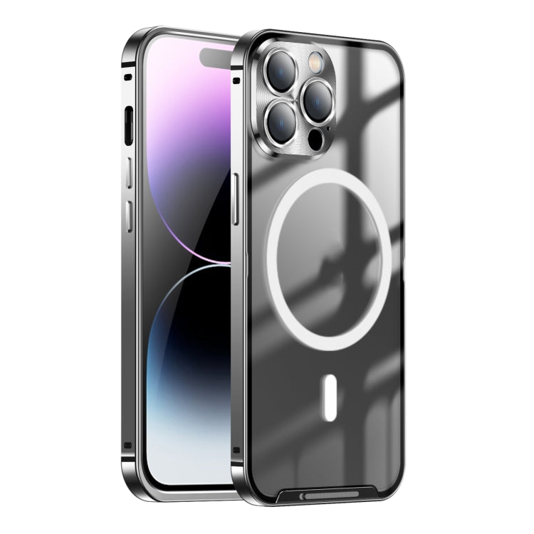Frosted MagSafe Magnetic Metal Phone Case, For iPhone 16 Pro Max, For iPhone 16 Pro, For iPhone 16, For iPhone 15 Pro Max, For iPhone 15 Pro