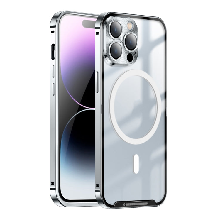 Frosted MagSafe Magnetic Metal Phone Case, For iPhone 16 Pro Max, For iPhone 16 Pro, For iPhone 16, For iPhone 15 Pro Max, For iPhone 15 Pro