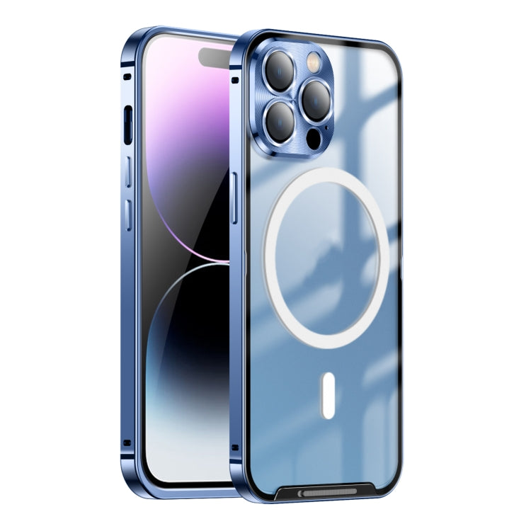 Frosted MagSafe Magnetic Metal Phone Case, For iPhone 16 Pro Max, For iPhone 16 Pro, For iPhone 16, For iPhone 15 Pro Max, For iPhone 15 Pro