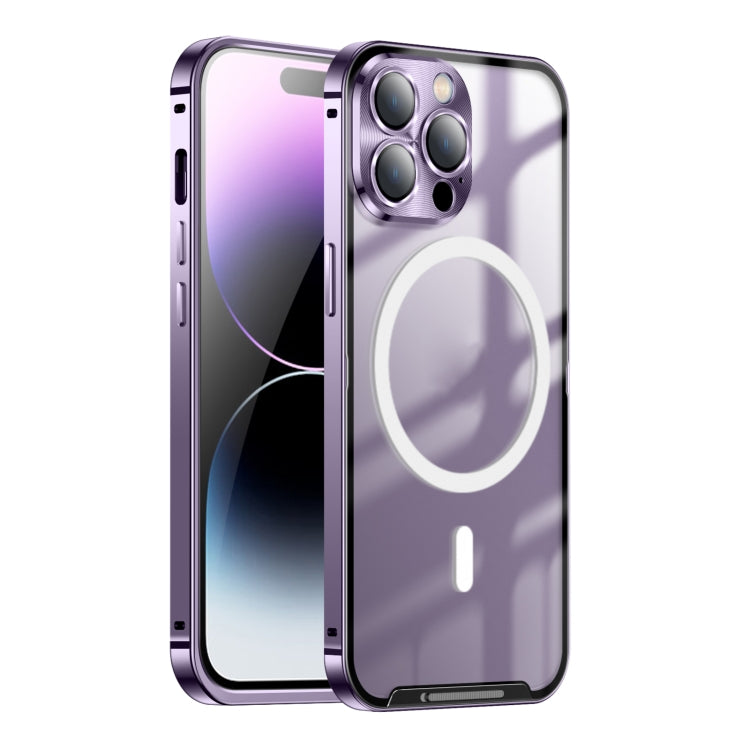 Frosted MagSafe Magnetic Metal Phone Case, For iPhone 16 Pro Max, For iPhone 16 Pro, For iPhone 16, For iPhone 15 Pro Max, For iPhone 15 Pro
