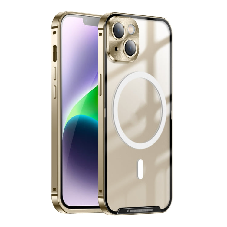 Coque de téléphone magnétique en métal givré MagSafe, série 2