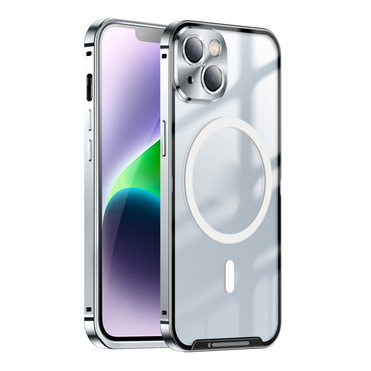 Coque de téléphone magnétique en métal givré MagSafe, série 2