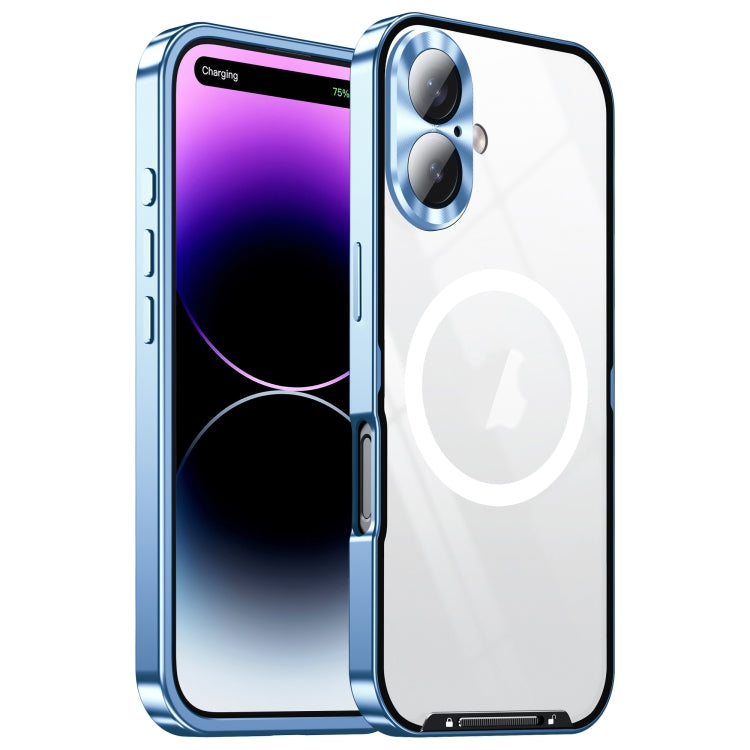 Frosted MagSafe Magnetic Metal Phone Case, For iPhone 16 Pro Max, For iPhone 16 Pro, For iPhone 16, For iPhone 15 Pro Max, For iPhone 15 Pro