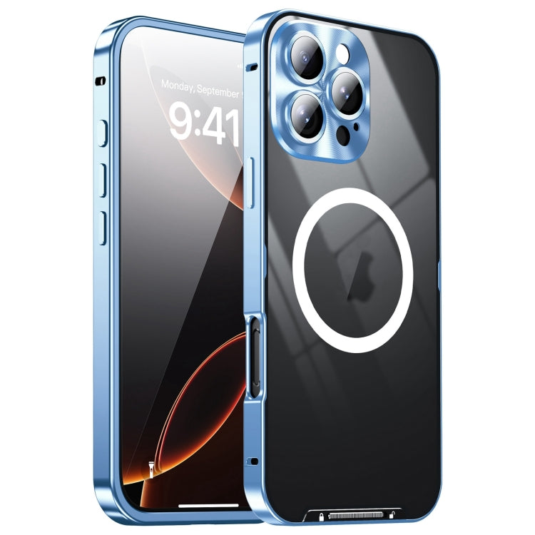 Frosted MagSafe Magnetic Metal Phone Case, For iPhone 16 Pro Max, For iPhone 16 Pro, For iPhone 16, For iPhone 15 Pro Max, For iPhone 15 Pro