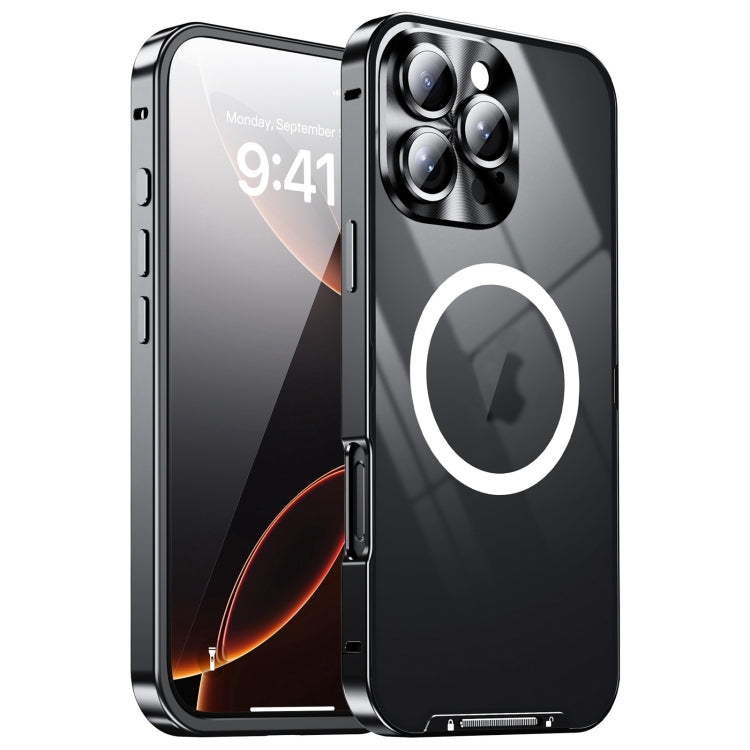 Frosted MagSafe Magnetic Metal Phone Case