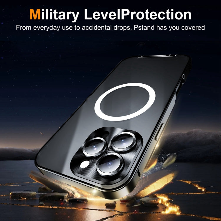 Frosted MagSafe Magnetic Metal Phone Case, For iPhone 16 Pro Max, For iPhone 16 Pro, For iPhone 16, For iPhone 15 Pro Max, For iPhone 15 Pro