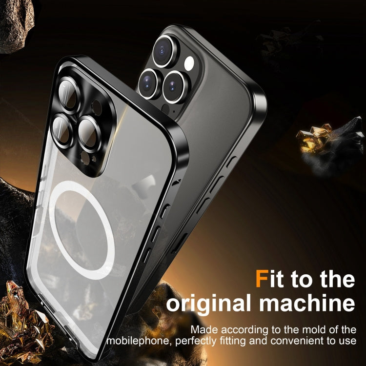 Frosted MagSafe Magnetic Metal Phone Case