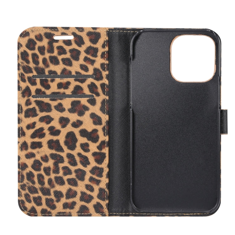 Leopard Pattern Horizontal Flip Leather Phone Case