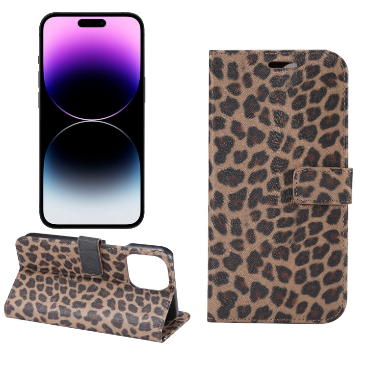 Leopard Pattern Horizontal Flip Leather Phone Case