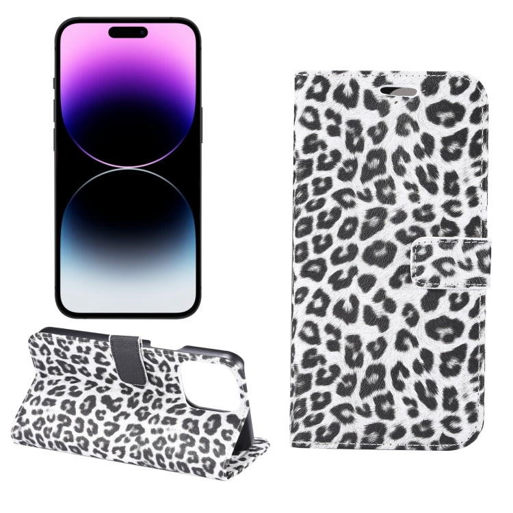 Leopard Pattern Horizontal Flip Leather Phone Case