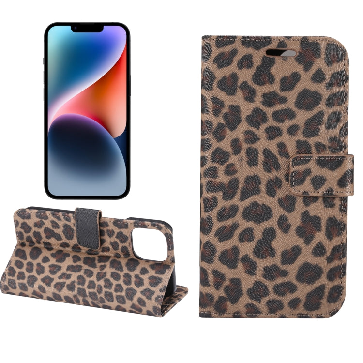 Leopard Pattern Horizontal Flip Leather Phone Case