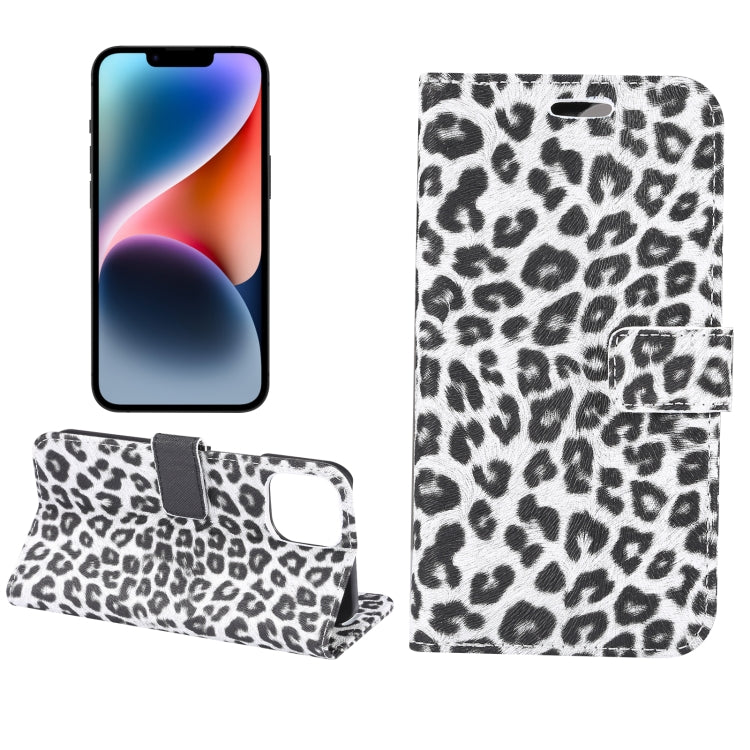 Leopard Pattern Horizontal Flip Leather Phone Case