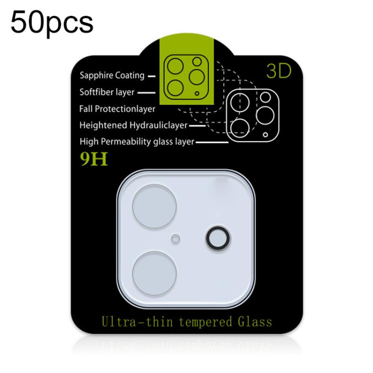 50pcs Tempered Glass Back Camera Film