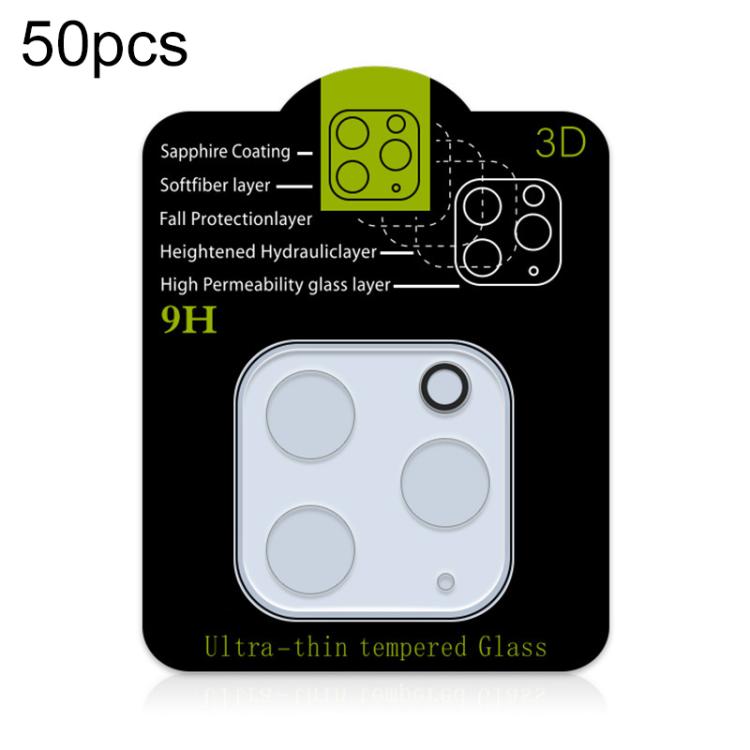 50pcs Tempered Glass Back Camera Film