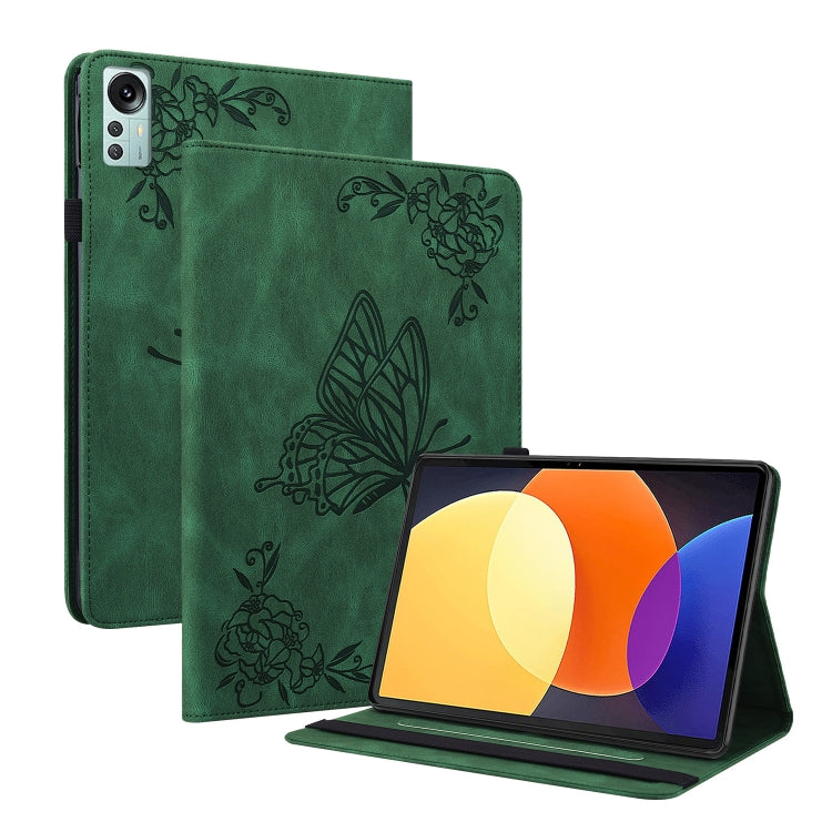 Butterfly Flower Embossed Leather Tablet Case, For Xiaomi Redmi Pad SE 8.7, For Xiaomi Redmi Pad Pro 12.1, For Xiaomi Redmi Pad SE 11 inch, For Xiaomi Pad 5 Pro 12.4