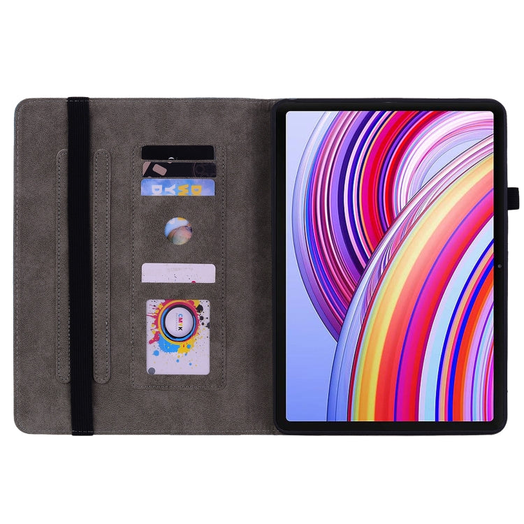 Butterfly Rose Embossed Leather Tablet Case, For Xiaomi Redmi Pad Pro 12.1, For Xiaomi Redmi Pad SE 11 inch
