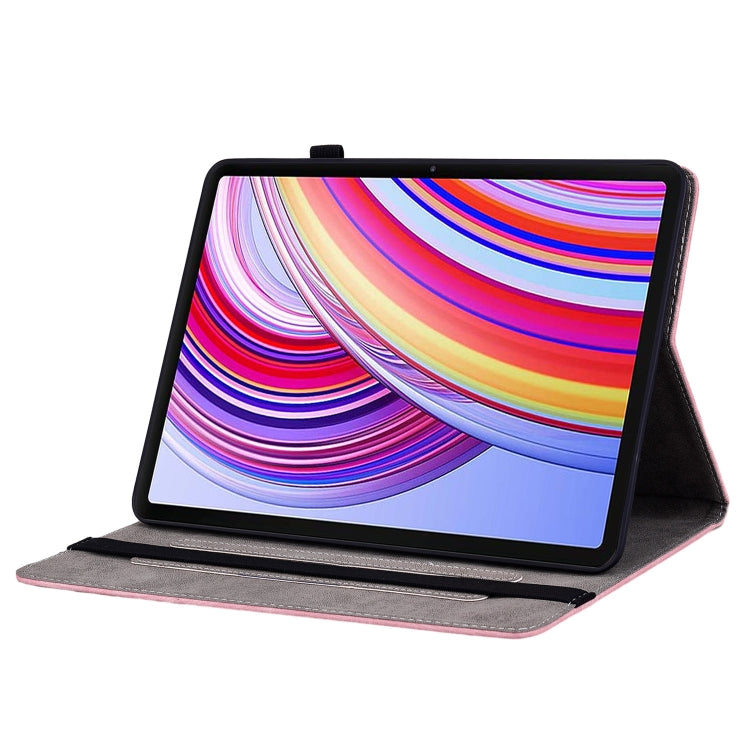 Butterfly Rose Embossed Leather Tablet Case