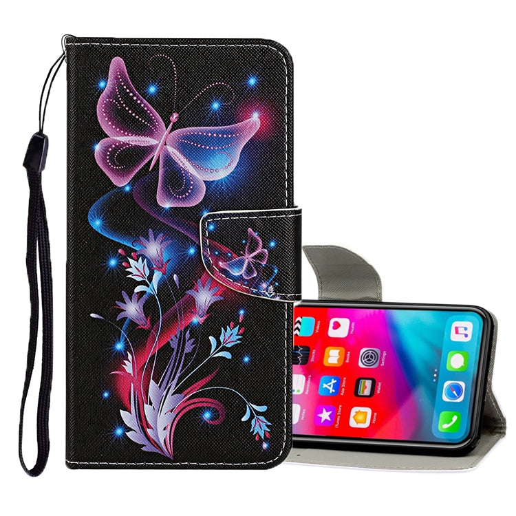 Colored Drawing Pattern Horizontal Flip Leather Case with Holder & Card Slots & Wallet, Series 4