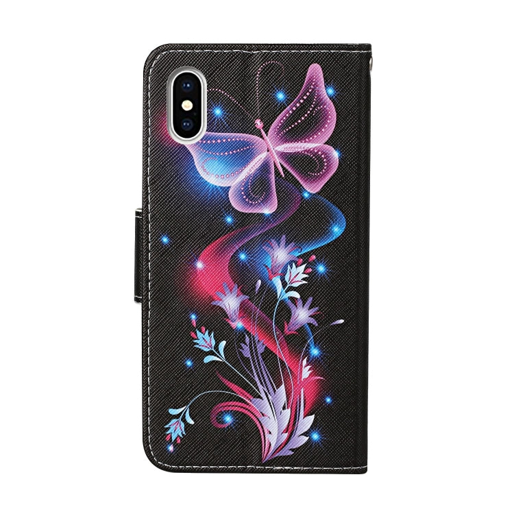 Colored Drawing Pattern Horizontal Flip Leather Case with Holder & Card Slots & Wallet, Series 4