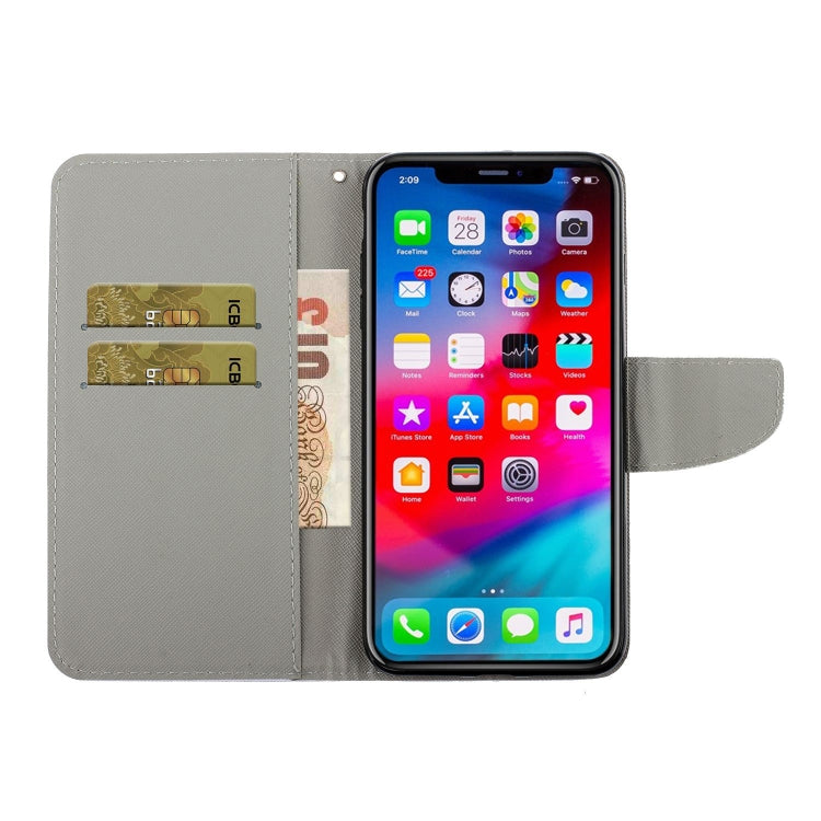 Colored Drawing Pattern Horizontal Flip Leather Case with Holder & Card Slots & Wallet, Series 4