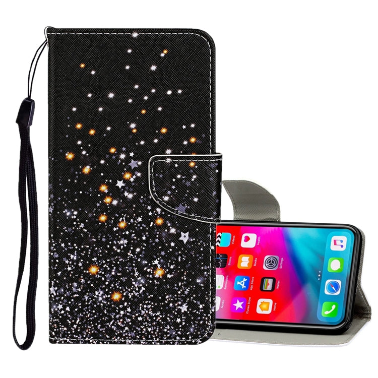 Colored Drawing Pattern Horizontal Flip Leather Case with Holder & Card Slots & Wallet, Series 4