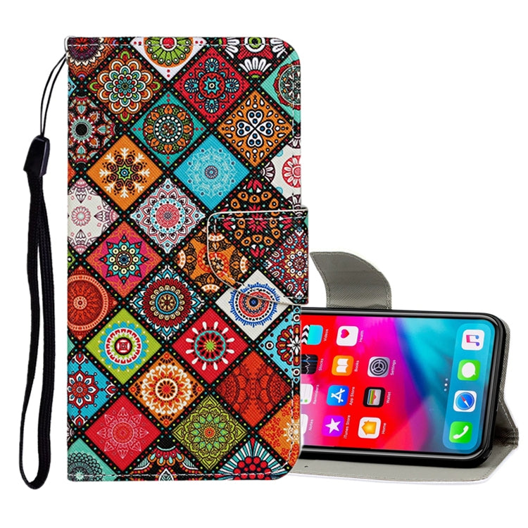 Colored Drawing Pattern Horizontal Flip Leather Case with Holder & Card Slots & Wallet, Series 4