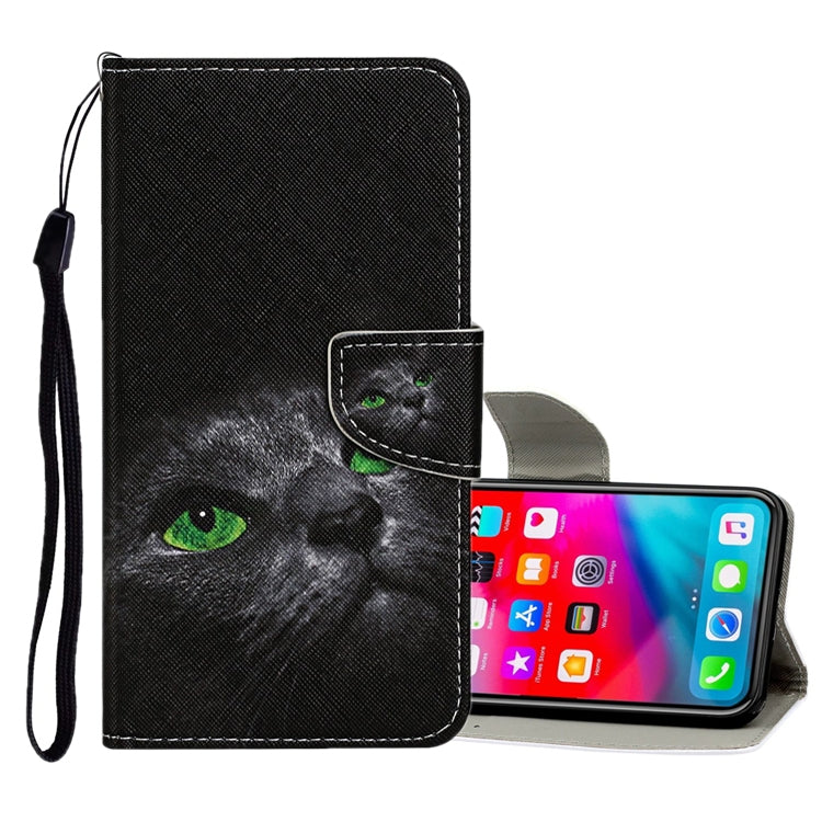 Colored Drawing Pattern Horizontal Flip Leather Case with Holder & Card Slots & Wallet, Series 4
