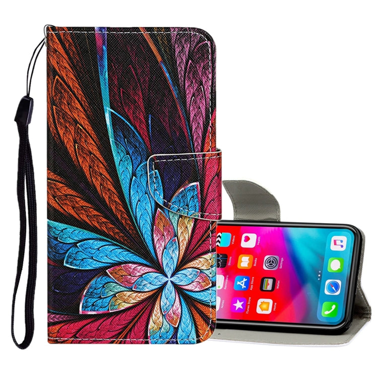 Colored Drawing Pattern Horizontal Flip Leather Case with Holder & Card Slots & Wallet, Series 4