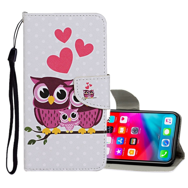 Colored Drawing Pattern Horizontal Flip Leather Case with Holder & Card Slots & Wallet, Series 4