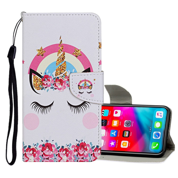 Colored Drawing Pattern Horizontal Flip Leather Case with Holder & Card Slots & Wallet, Series 4