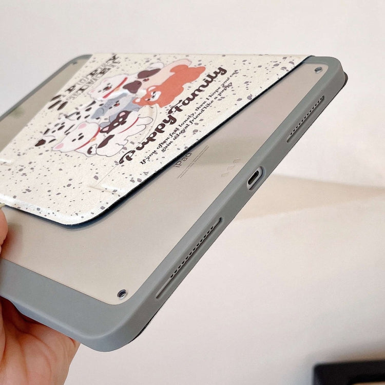 Painted Magnetic Split Leather Tablet Case