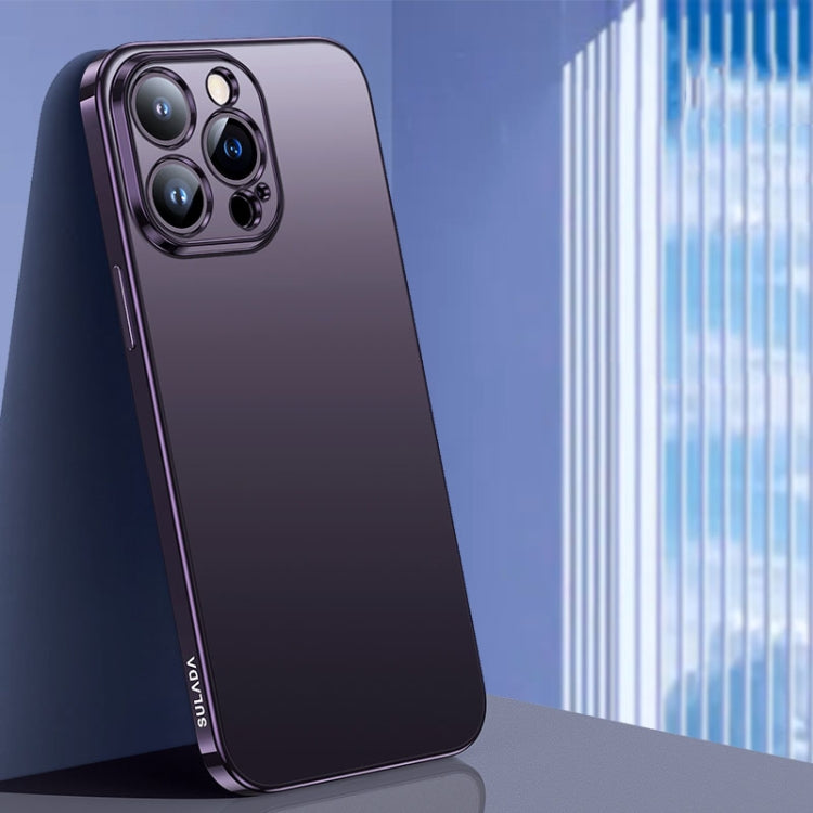 SULADA Electroplating Frosted TPU Phone Case, For iPhone 15 Pro Max, For iPhone 15 Pro, For iPhone 15 Plus