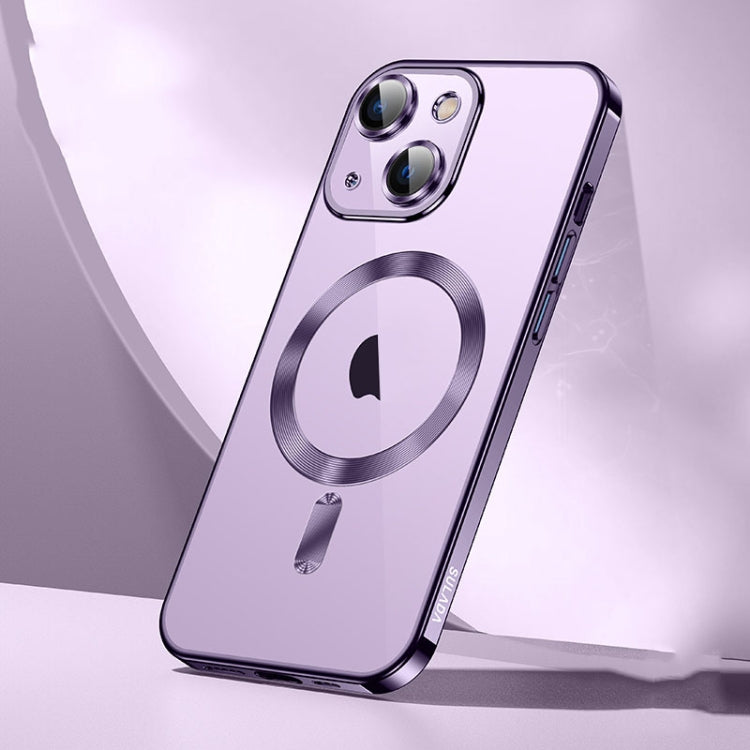 SULADA MagSafe Plating TPU Shockproof Phone Soft Case, For iPhone 15 Pro Max, For iPhone 15 Pro, For iPhone 15 Plus, For iPhone 15