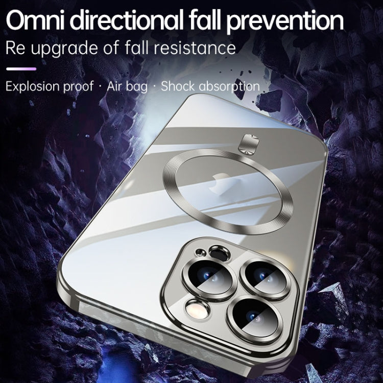 SULADA MagSafe Plating TPU Shockproof Phone Soft Case, For iPhone 15 Pro Max, For iPhone 15 Pro, For iPhone 15 Plus, For iPhone 15