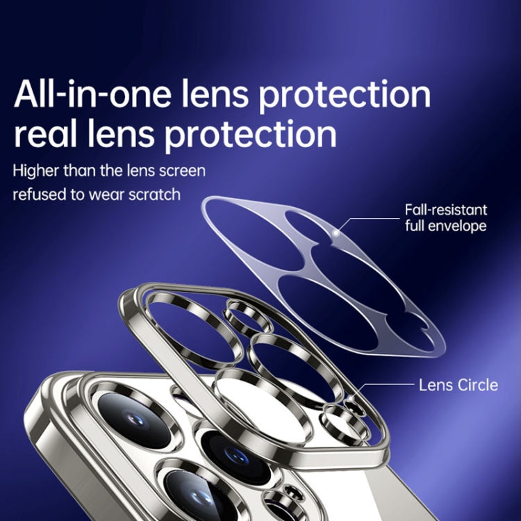 SULADA Shine Through Series Plating TPU Transparent Phone Case, For iPhone 15 Pro Max, For iPhone 15 Pro, For iPhone 15 Plus