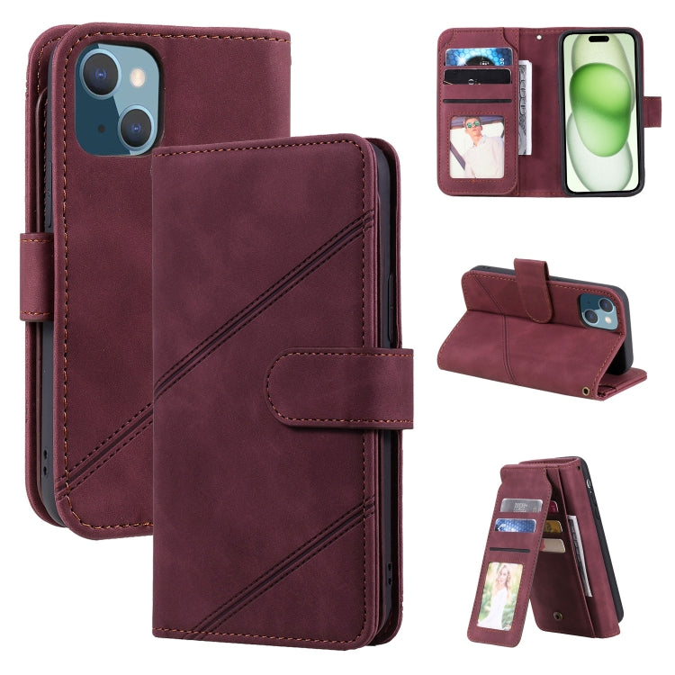 Skin Feel Multi-card Wallet Leather Phone Case