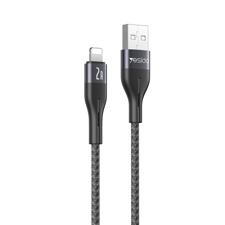 Câble de données de charge rapide USB vers 8 broches Yesido CA121L 2A, USB vers 8 broches