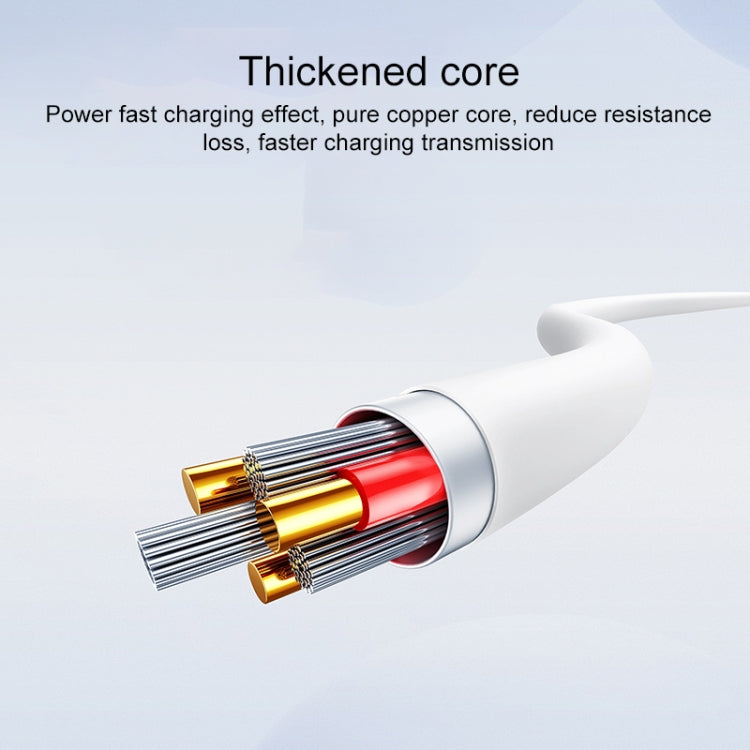 Câble de charge et de données USB-C/Type-C vers 8 broches Yesido CA153 PD 20 W, longueur : 1 m, USB-C/Type-C vers 8 broches