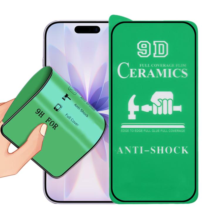 9D Full Screen Full Glue Ceramic Film, For iPhone 18 Pro / 17 Pro, For iPhone 18 Pro Max / 17 Pro Max, For iPhone 17, For iPhone Air, For iPhone 16 Pro Max, For iPhone 16 Pro, For iPhone 16 Plus, For iPhone 16, For iPhone 15 Pro Max, For iPhone 15 Pro