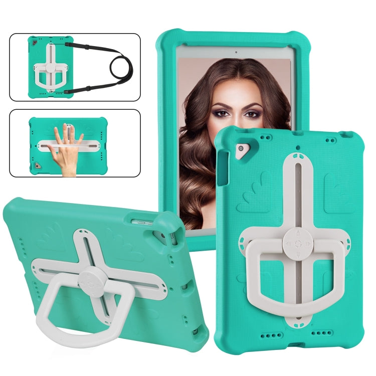 Shield 360 Rotation Handle EVA Shockproof PC Tablet Case, For iPad Air 2 / 9.7 2017 / 2018
