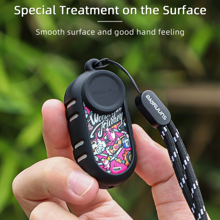 Sunnylife Cooling Silicone Case Stickers Skin Wrap Lens Cover with Neck Strap, For Insta360 GO 3
