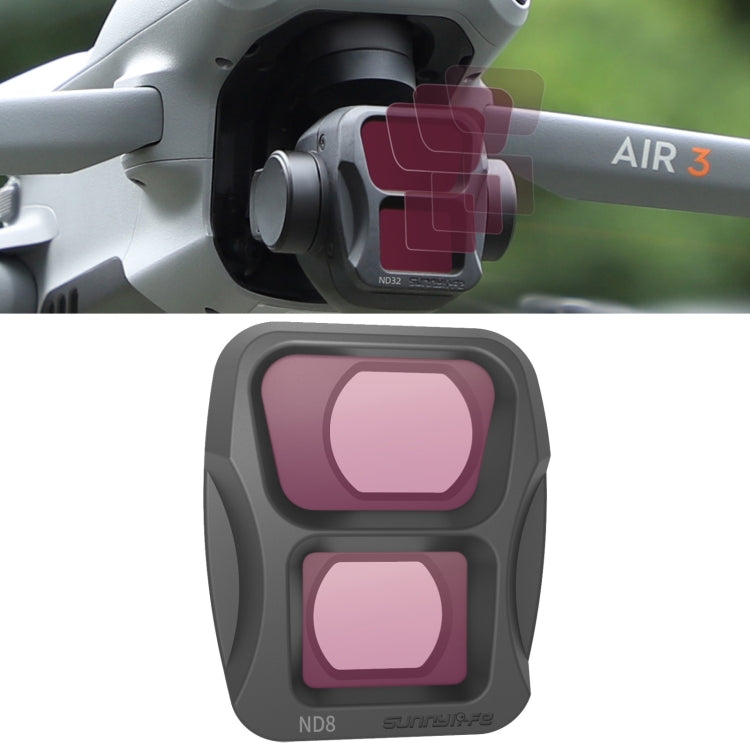 For DJI Air 3 Sunnylife Camera Lens Filter, MRC UV, ND4, ND8, ND16, ND32, ND4/PL, ND8/PL, ND16/PL, ND32/PL, CPL, 3 in 1 CPL ND8 ND16, 4 in 1 ND4/PL ND8/PL ND16/PL ND32/PL, 4 in 1 ND4 ND8 ND16 ND32, 4 in 1 MCUV CPL ND4 ND8                               ...