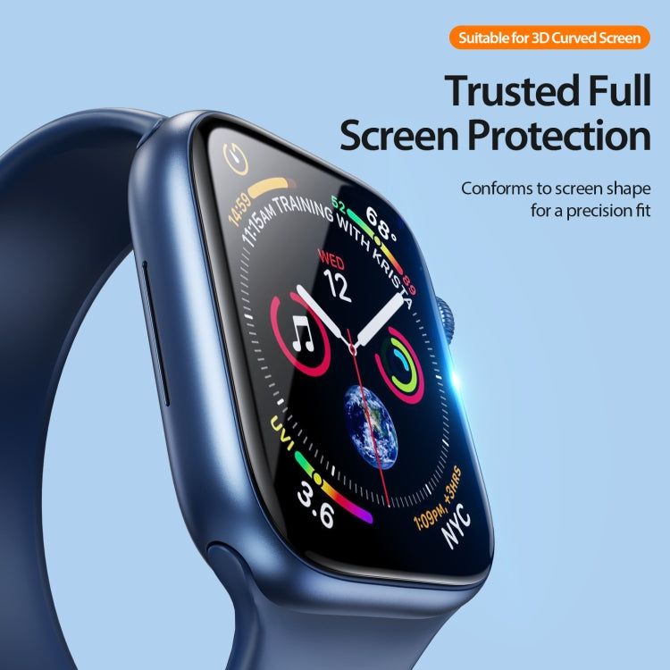 DUX DUCIS Pmma Series 3D Surface Composite Soft Watch Film, For Apple Watch Series 10 46mm, For Apple Watch Series 10 42mm, For Apple Watch Series 6 / 5 / 4 / SE 44mm, For Apple Watch Series 6 / 5 / 4 / SE 40mm, For Apple Watch Series 9 / 8 / 7 45mm���...